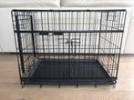 Adori honden bench met 2 schuifdeuren en District 70 hoes, Dieren en Toebehoren, Hondenbenches, Ophalen of Verzenden, Zo goed als nieuw