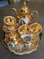 Complete  vergulde koffie set, Ophalen of Verzenden