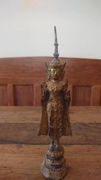Authentiek verguld bronzen Boeddhabeeld Birmees, Ophalen of Verzenden