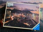 Ravensburger Puzzle ~ Hongkong bij nacht / 1000, Ophalen of Verzenden, 500 t/m 1500 stukjes, Gebruikt, Legpuzzel