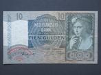 10 Gulden 1942 Nederland [WM: Druivertros] WW2, Verzenden, 10 gulden, Los biljet