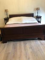 Koloniaal Bed incl nachtkastjes en Elektrisch. lattenbodem, Huis en Inrichting, Slaapkamer | Bedden, Ophalen, Tweepersoons, 180 cm