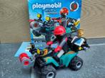 Playmobil 6879 City Action Bandiet en quad met lier, Ophalen of Verzenden, Zo goed als nieuw, Complete set