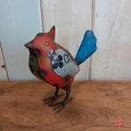 Metalen vogeltje gemaakt van gerecycled blik., Nieuw, Ophalen of Verzenden