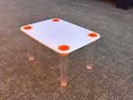 Design Marcel Wanders Little Flare Kindertafel - Wit/Oranje, Ophalen, Zo goed als nieuw, Minder dan 55 cm, 45 tot 60 cm