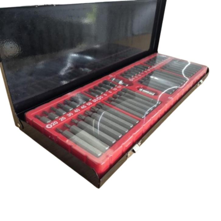 Combi-bitset 54-delig – Metalen Koffer, Auto diversen, Autogereedschap, Nieuw, Ophalen of Verzenden