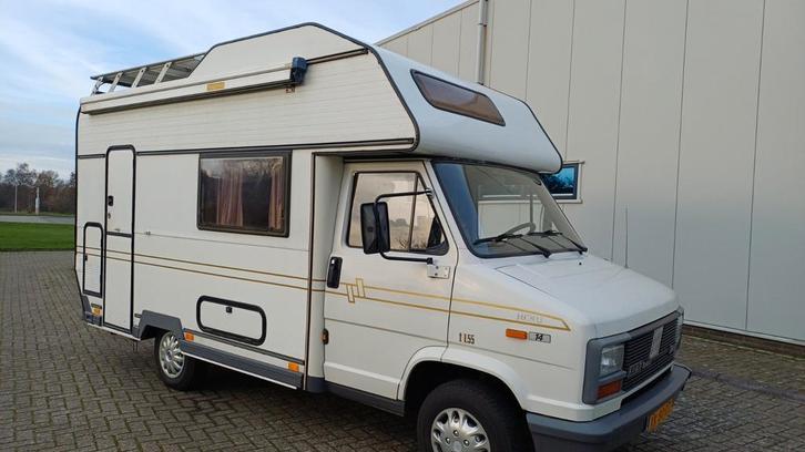 Fiat Ducato 280 1.9 TD MAX 1 Kampeerauto - Klassieker!, Caravans en Kamperen, Campers, Particulier, tot en met 4, Alkoof, Fiat