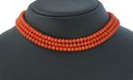 Bloedkoraal antieke ketting fraai 14k slot goud dames meisje, Sieraden, Tassen en Uiterlijk, Antieke sieraden, Ophalen of Verzenden