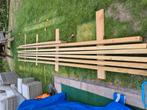 12 balken tuinhout van 2,40 meter lang, Tuin en Terras, Palen, Balken en Planken, Ophalen, Zo goed als nieuw, 250 cm of meer, Balken
