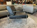 Als nieuw Leolux Gazetta Fauteuil zwart leer Design stoel, Huis en Inrichting, Fauteuils, Leolux, Ophalen of Verzenden, Zo goed als nieuw