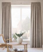 Prachtige verduisterend fluweel gordijn 140 x 300 cm Taupe, Huis en Inrichting, Stoffering | Gordijnen en Lamellen, Ophalen of Verzenden