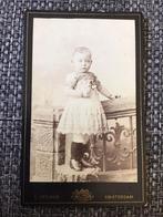 CDV, Meisje, Albert Greiner, Amsterdam, Carte de Visite, Verzamelen, Foto's en Prenten, Gebruikt, Foto, Ophalen of Verzenden, Voor 1940
