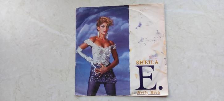 SHEILA E.  /  holly rock  1985, Cd's en Dvd's, Vinyl Singles, Gebruikt, Single, Pop, Ophalen of Verzenden