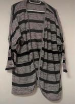Gestreept vest - Zwart/Grijs maat  M, Kleding | Dames, Grote Maten, Ophalen of Verzenden, Zo goed als nieuw