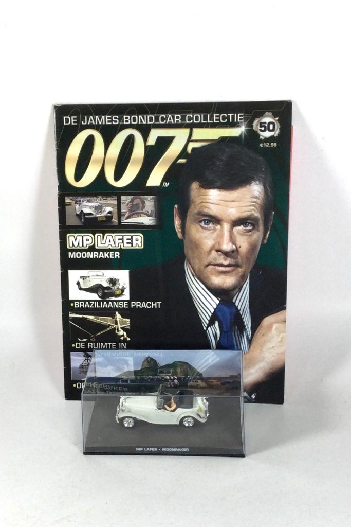 Universal Hobbies 1:43 MP Lafer MG James Bond Diecast m/blad, Hobby en Vrije tijd, Modelauto's | 1:43, Zo goed als nieuw, Auto