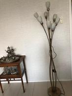 Staande Schemerlamp met 8 tulp model lampjes, Huis en Inrichting, Lampen | Vloerlampen, Ophalen