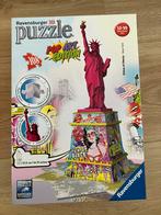 3d puzzel vrijheidsbeeld pop art. Ravensburger, Ophalen of Verzenden, Minder dan 500 stukjes, Zo goed als nieuw, Rubik's of 3D-puzzel