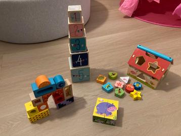 Houten speelgoedpakket beschikbaar voor biedingen
