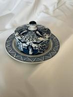oude botervloot blauw wit, Antiek en Kunst, Antiek | Servies los, Ophalen of Verzenden