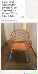 Rotan stoel, Tuin en Terras, Ophalen, Zo goed als nieuw