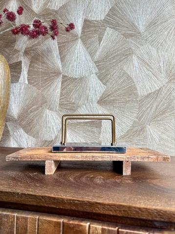 Vintage servettenhouder | Goud met spiegeleffect beschikbaar voor biedingen