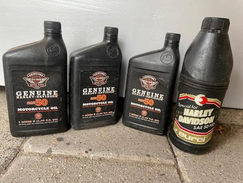 4x Genuine Harley Davidson SAE50 motor olie 1L motorolie, Motoren, Accessoires | Onderhoudsmiddelen, Ophalen of Verzenden