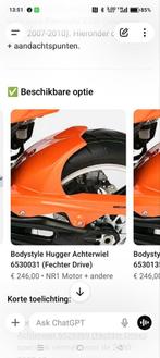 Hugger Achterspatbord Kawasaki Z1000 (2007-2011), Ophalen of Verzenden, Gebruikt