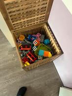 Grote bak duplo met 2 treinen., Kinderen en Baby's, Speelgoed | Duplo en Lego, Ophalen, Gebruikt, Duplo