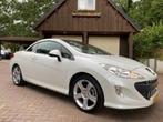 Peugeot 308 1.6 CC '' 10 Wit Parelmoer Hollands Zwart Leder, Auto's, Voorwielaandrijving, 1490 kg, Cabriolet, 4 stoelen