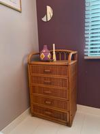 Leuke rotan ladenkast (+ ev. Nachtkastje), Huis en Inrichting, Kasten | Ladekasten, Ophalen, Gebruikt, Vintage rotan, 50 tot 100 cm