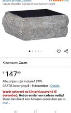 Nieuw in doos  wasbak marmer zwart 30x30 leuk voor toilet, Doe-het-zelf en Verbouw, Sanitair, Ophalen, Nieuw