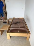 Auping Auronde 34 cm hoog 200X90 cm, Ophalen, 90 cm, Eenpersoons, Beige