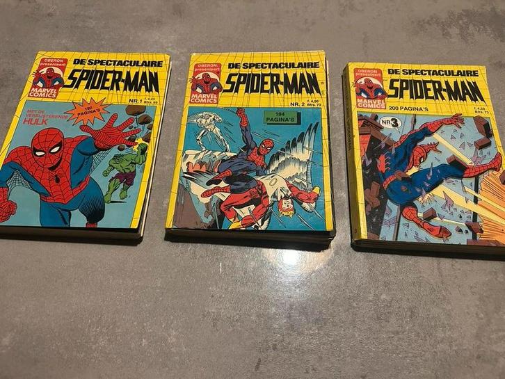 Spider-Man Oberon, bijna complete set (18 stuks), Boeken, Stripboeken, Gelezen, Meerdere stripboeken, Ophalen of Verzenden