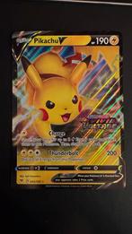 Pikachu V Jumbo - Pokémon Kaart, Ophalen of Verzenden, Zo goed als nieuw, Losse kaart, Foil