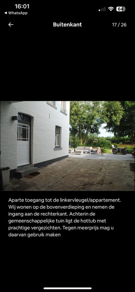 luxe vakantie appartment in zuid limburg met grote tuin, Vakantie, Vakantiehuizen | Nederland, Limburg, Appartement, Landelijk