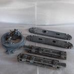 Vintage deurklopper, 2 grendels, 2 slotplaten VCR Italy Brev, Ophalen