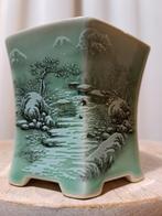 Prachtig Bonsaipotje met Verfijnde Beschildering, Tuin en Terras, Ophalen, Kastanjebonsai, Jkool@heijmans.nl, Schoolkade 33