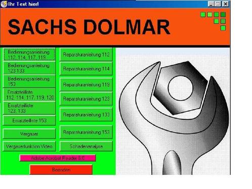 Sachs Dolmar kettingzaag reparatie handleiding, Tuin en Terras, Hand-tuingereedschap, Nieuw, Overige soorten, Verzenden