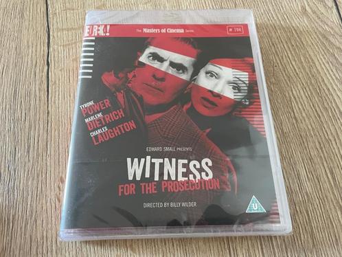 Film Noir - Witness for the Prosecution (Eureka), Cd's en Dvd's, Blu-ray, Nieuw in verpakking, Thrillers en Misdaad, Verzenden