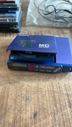 Mini disc speler met toebehoren mz-r37, Audio, Tv en Foto, Walkmans, Discmans en Minidiscspelers, Ophalen of Verzenden
