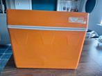 Retro oranje koelbox, Ophalen of Verzenden, Gebruikt, Koelbox, Koelelement