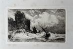 Chine-collé etsen collectie 19e eeuw 13 stuks, Antiek en Kunst, Kunst | Etsen en Gravures, Verzenden