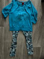 Nike Yoga Set - Maat M, Kleding | Dames, Huispakken, Ophalen of Verzenden, Zo goed als nieuw, Maat 38/40 (M), Blauw