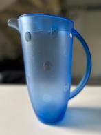 Blauwe vintage waterkan met deksel, Ophalen of Verzenden, Gebruikt