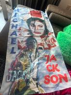 Michael Jackson vlag (uniek), 120 cm of meer, Ophalen of Verzenden, Zo goed als nieuw, Katoen