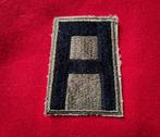 WO2 US First Army patch OD NOS, Verzenden, Landmacht, Amerika, Embleem of Badge