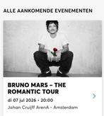 Bruno Mars 2 GOLDEN CIRCLE tickets 7 juli (BIEDEN TOT 19-2), Tickets en Kaartjes, Twee personen, Juli
