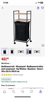 Badkamer meubel met wasmand, Ophalen, Gebruikt, 25 tot 50 cm, Minder dan 100 cm