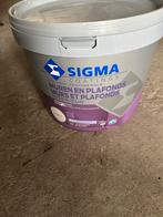 Sigma Muurverf - Wit - Grote Emmer, Doe-het-zelf en Verbouw, Verf, Beits en Lak, Ophalen, 5 tot 10 liter, Wit, Verf