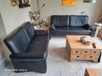 Bankstel 2-zits en 2,5-zits leder, Ophalen, Gebruikt, 75 tot 100 cm